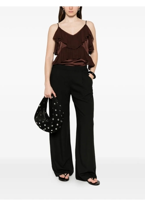 DIXIE ruffled blouse - Brown