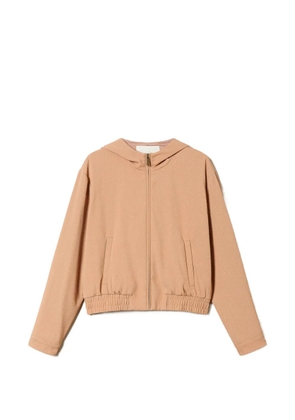 TWINSET macramé lace bomber jacket - Neutrals