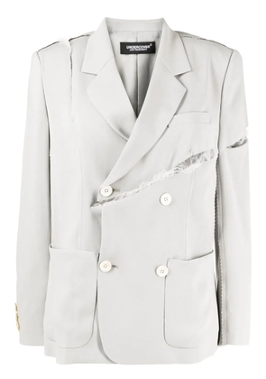 Undercover cut-out double-breasted blazer - Grey