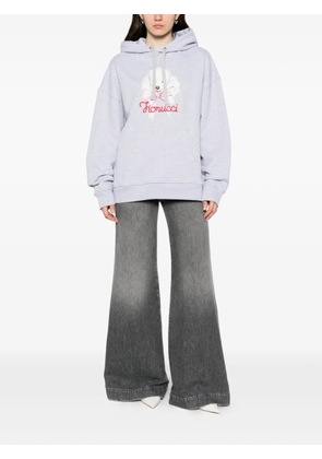 Fiorucci poodle-print hoodie - Grey