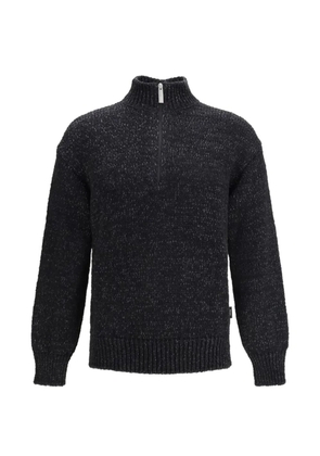 Laminar half-zip sweater - Black