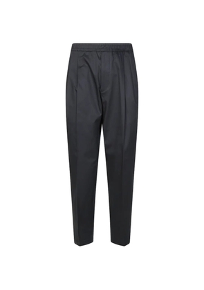 BE ABLE double-pleat elasticated trousers - Black