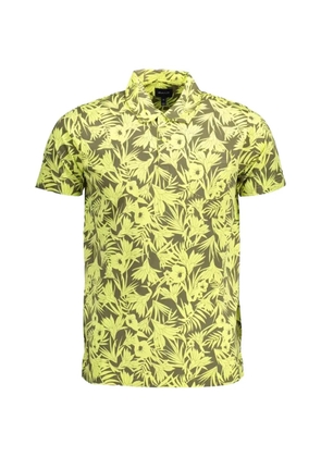 Gant floral-print cotton polo shirt - Green