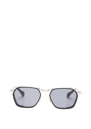 Jacques Marie Mage geometric frame sunglasses - Black