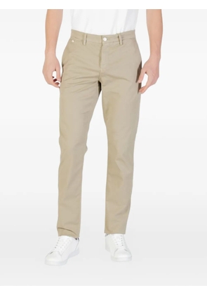 Replay logo-patch chino jeans - Neutrals