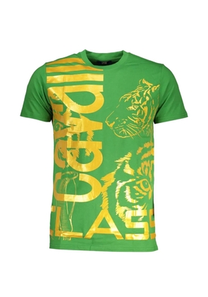 Cavalli Class tiger-print T-shirt - Green