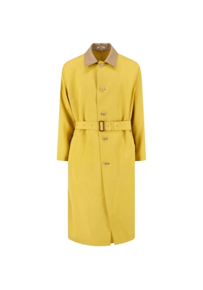 Auralee belted trench coat - Yellow