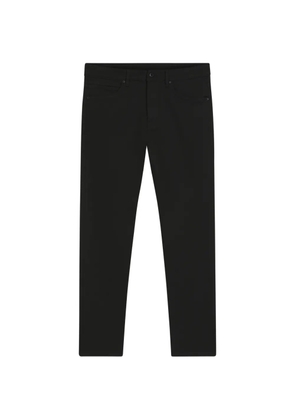 BOSS logo-patch trousers - Black