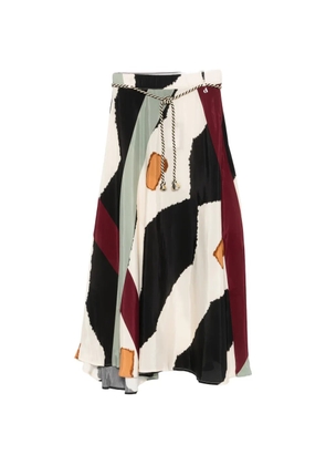 DIXIE printed maxi skirt - Neutrals