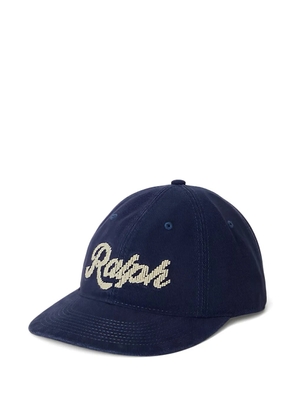 Polo Ralph Lauren logo-embroidered twill ball cap - Blue