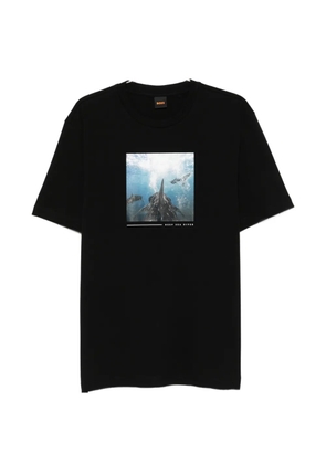 BOSS graphic-print T-shirt - Black