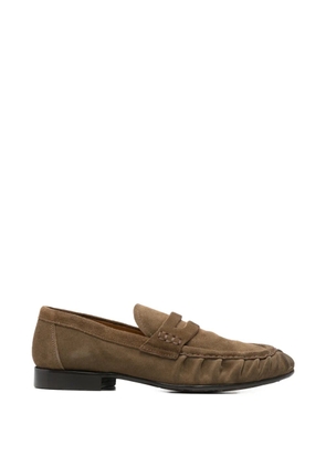 LeQarant suede penny loafers - Brown
