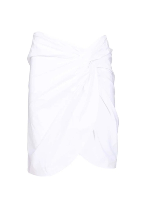 Federica Tosi knot-detail polin skirt - White