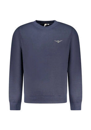 Aeronautica Militare logo-embroidered sweater - Blue