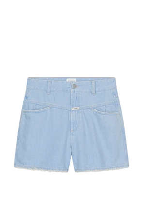 Closed Jocy-X frayed denim shorts - Blue
