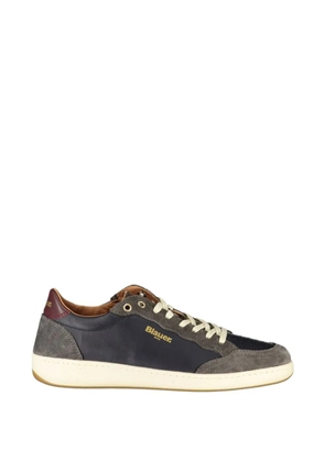 Blauer suede-panelled sneakers - Blue