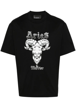 Neil Barrett Aries graphic-print cotton T-shirt - Black