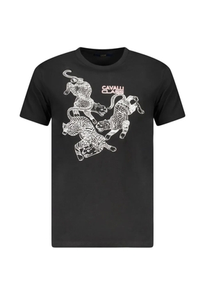 Cavalli Class graphic-print T-shirt - Black