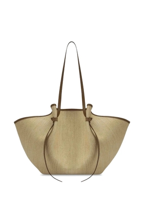 Yuzefi large Mochi woven shoulder bag - Neutrals