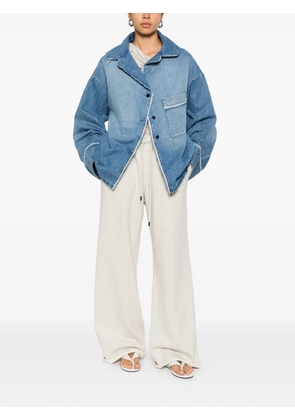 FAÇON JACMIN Christina raw-cut jacket - Blue