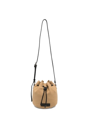 ASPESI drawstring-fastening canvas tote bag - Neutrals
