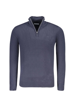North Sails quarter-zip stand-up collar sweater - Blue