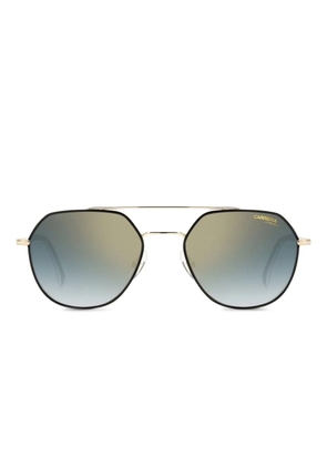 Carrera geometric-frame sunglasses - Gold