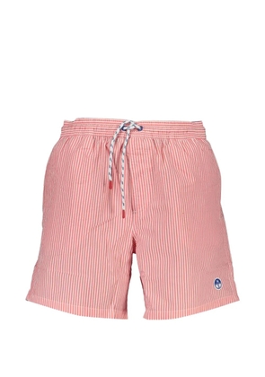 North Sails striped cotton swim shorts - Pink