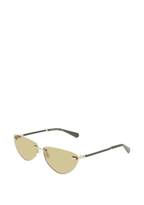 Calvin Klein Jeans rimless cat-eye sunglasses - Silver
