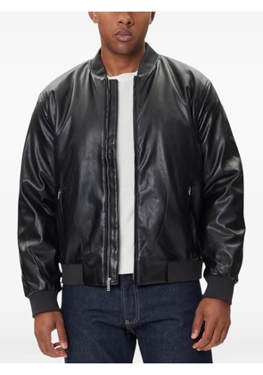 Calvin Klein Jeans ribbed-trim bomber jacket - Black