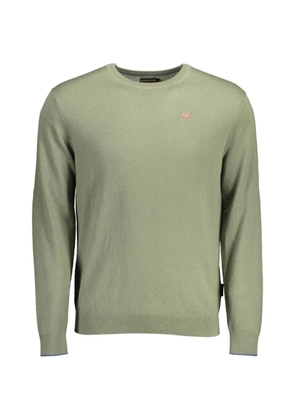 Napapijri logo-detail knitted sweater - Green