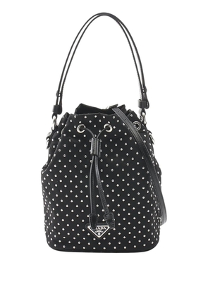 Prada Pre-Owned 2013-2026 Studded bucket bag - Black