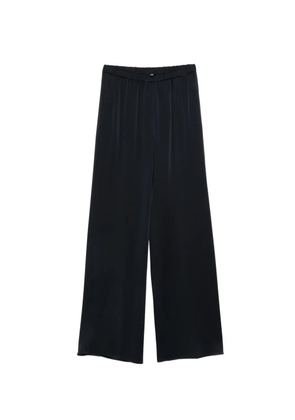 Antonelli Tiete elasticated wide-leg trousers - Black
