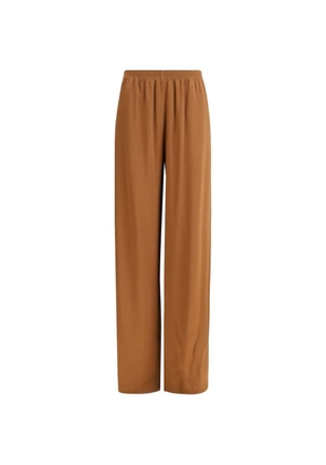 Fabiana Filippi elasticated wide-leg trousers - Brown