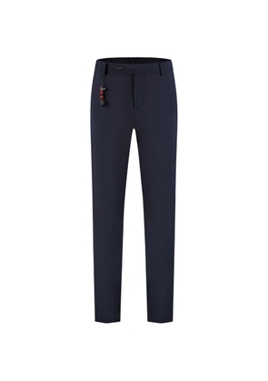 Marco Pescarolo button-fastening beaded-charm trousers - Blue