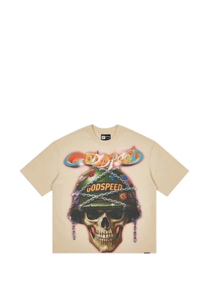 GODSPEED graphic-print T-shirt - Neutrals