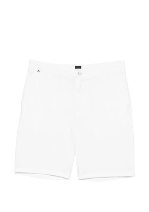 BOSS logo-patch shorts - White
