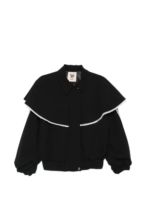 Aniye By Sandy lace-collar jacket - Black