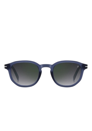 DAVID BECKHAM EYEWEAR round-frame sunglasses - Blue