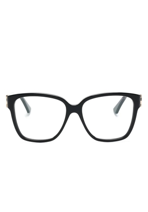 Cartier Eyewear logo-engraved square-frame glasses - Black
