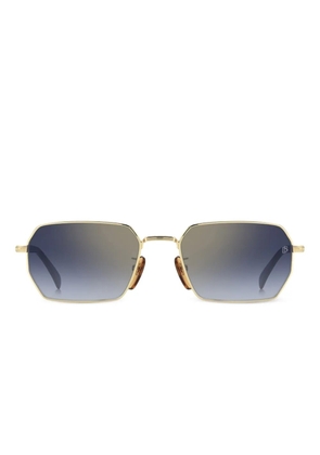 DAVID BECKHAM EYEWEAR DB 1174/S geometric-frame sunglasses - Gold