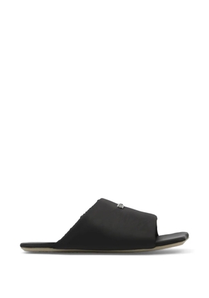 MM6 Maison Margiela logo-plaque sandals - Black
