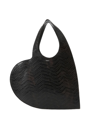 Coperni Heart woven tote bag - Brown