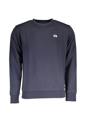 La Martina embroidered-logo sweater - Blue