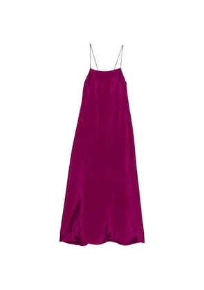 RAME satin-finish spaghetti-strap maxi dress - Purple
