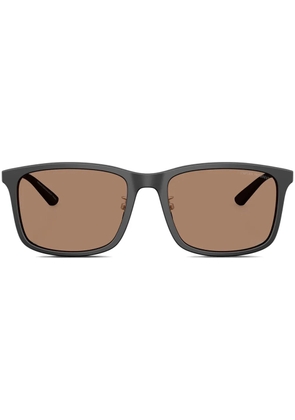 Emporio Armani square-frame sunglasses - Black