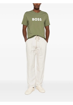BOSS logo-print T-shirt - Green