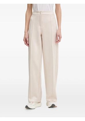GUESS USA straight embroidered trousers - Neutrals