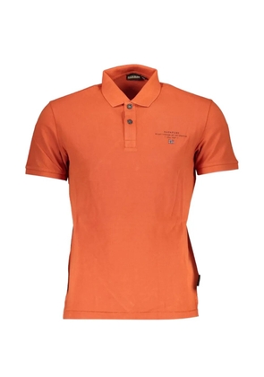 Napapijri short-sleeve cotton polo shirt - Orange