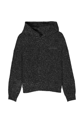 MC2 Saint Barth Mindy lurex hoodie - Black